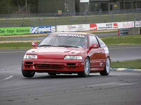 Thor Qualmann der sidste år deltog i Gruppe N2 mesterskabet med sin Honda CRX, er i år at finde i 1600 Challenge klassen.